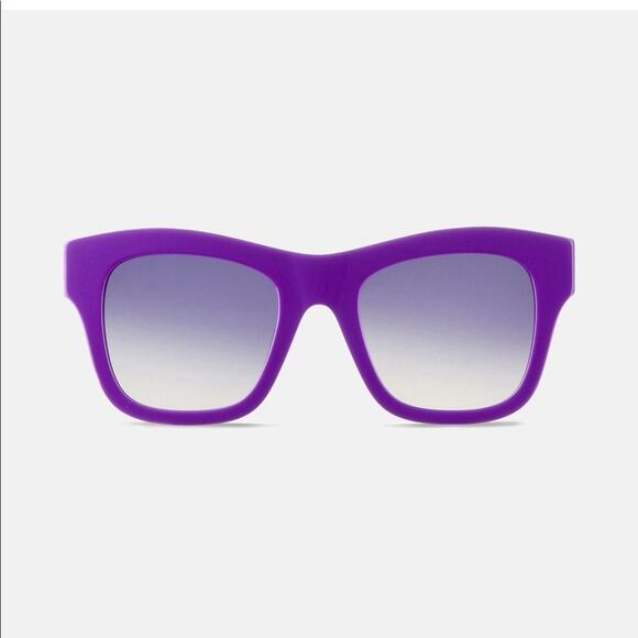 Stella Mccartney Falabella Purple and Silver Sunglasses main image 8